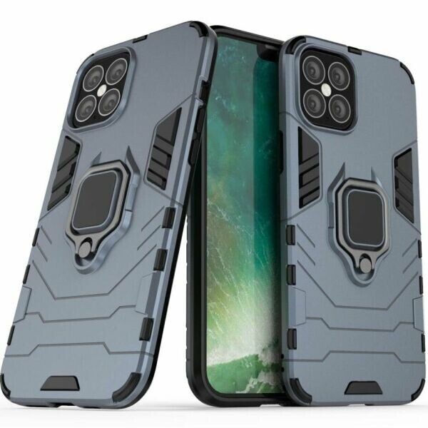 

Защитный чехол Deexe Hybrid Case для Apple iPhone 12 Pro Max - Blue