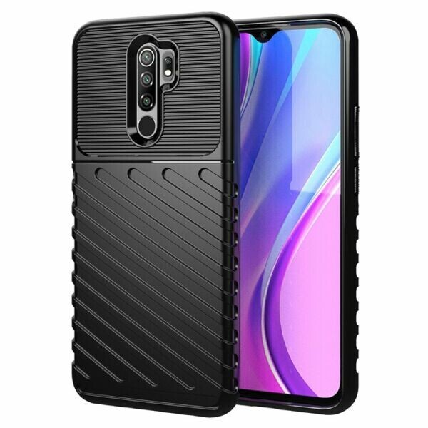 

Защитный чехол Deexe Thunder Series для Xiaomi Redmi 9 - Black