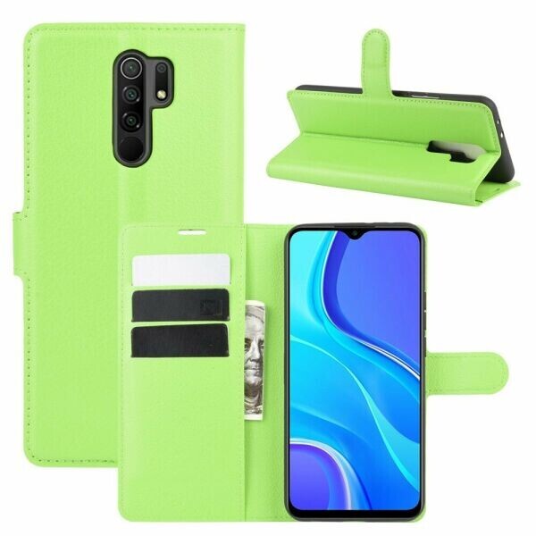 

Чехол-книжка Deexe Book Type для Xiaomi Redmi 9 - Green