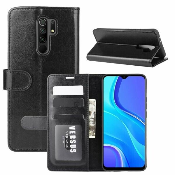 

Чехол-книжка Deexe Wallet Style для Xiaomi Redmi 9 - Black