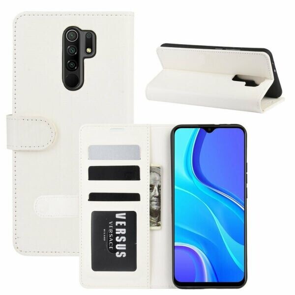 

Чехол-книжка Deexe Wallet Style для Xiaomi Redmi 9 - White