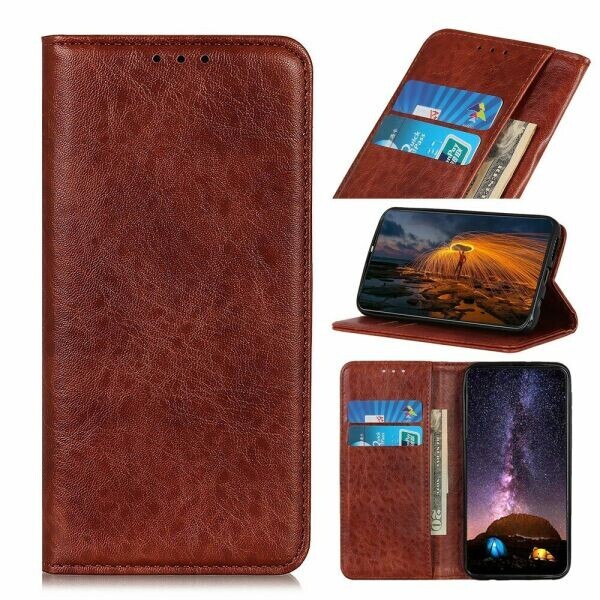 

Чехол-книжка Deexe Wallet Case для VIVO Y30 - Brown