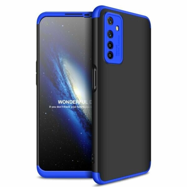

Защитный чехол GKK Double Dip Case для Realme 6 - Black / Blue