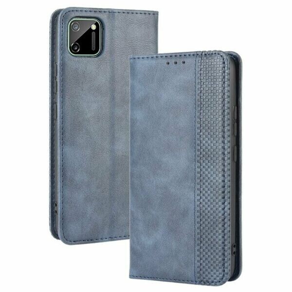 

Чехол Deexe Retro Style для Realme C11 - Blue