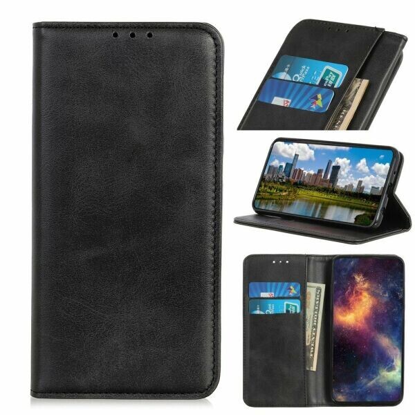 

Чехол-книжка Deexe Wallet Case для OnePlus Nord - Black