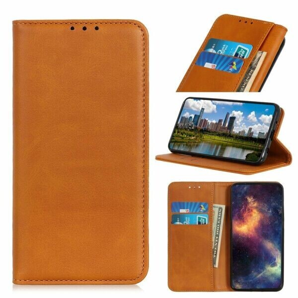 

Чехол-книжка Deexe Wallet Case для OnePlus Nord - Brown