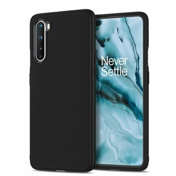 

Защитный чехол UniCase Twill Soft для OnePlus Nord - Black