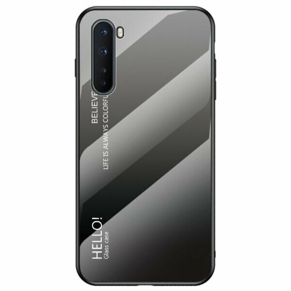 

Защитный чехол Deexe Gradient Color для OnePlus Nord - Black / Grey
