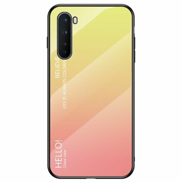 

Защитный чехол Deexe Gradient Color для OnePlus Nord - Yellow / Pink