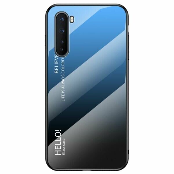

Защитный чехол Deexe Gradient Color для OnePlus Nord - Black / Blue