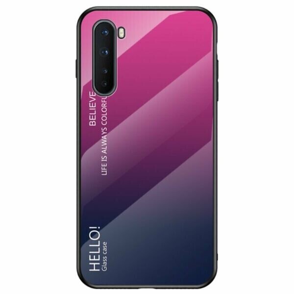 

Защитный чехол Deexe Gradient Color для OnePlus Nord - Rose / Purple