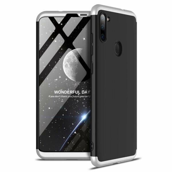 

Защитный чехол GKK Double Dip Case для Samsung Galaxy A11 (A115) - Black / Silver
