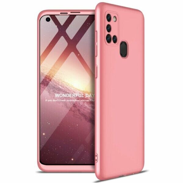 

Защитный чехол GKK Double Dip Case для Samsung Galaxy A21s (A217) - Rose Gold