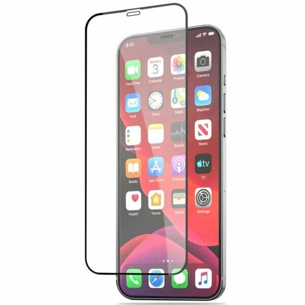 

Защитное стекло AMORUS Full Glue Tempered Glass для Apple iPhone 12 Pro Max - Black