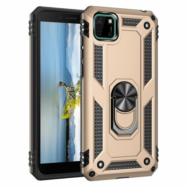 

Защитный чехол Deexe Armor Case для Huawei Y5p - Gold