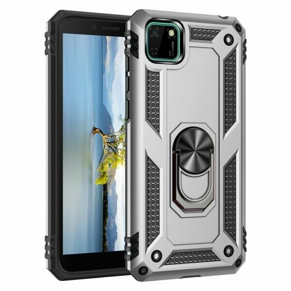 

Защитный чехол Deexe Armor Case для Huawei Y5p - Silver
