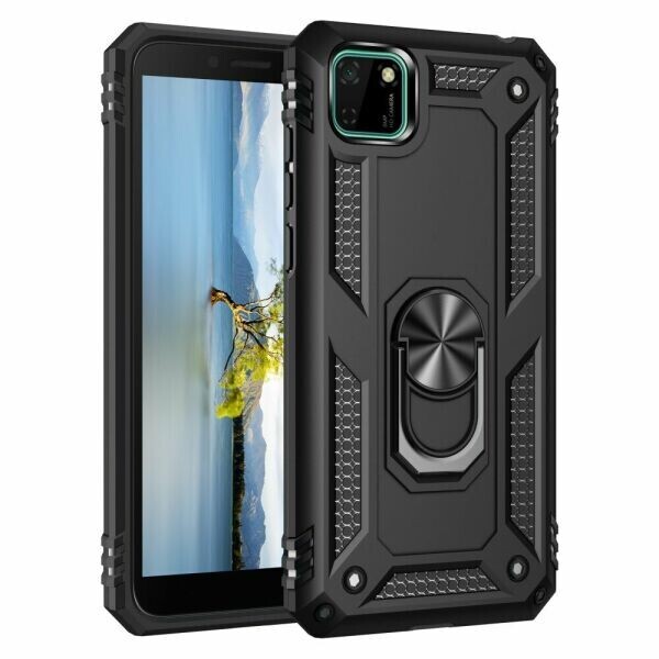 

Защитный чехол Deexe Armor Case для Huawei Y5p - Black