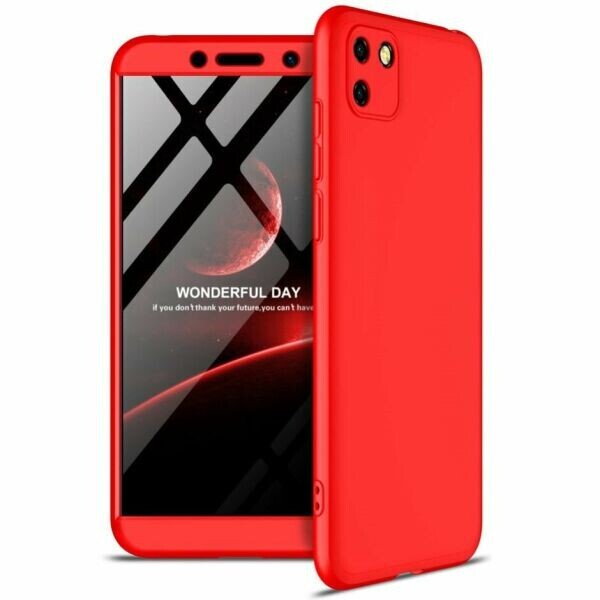 

Защитный чехол GKK Double Dip Case для Huawei Y5p - Red