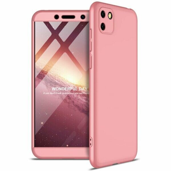 

Защитный чехол GKK Double Dip Case для Huawei Y5p - Rose Gold