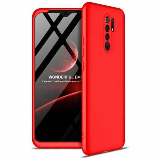 

Защитный чехол GKK Double Dip Case для Xiaomi Redmi 9 - Red