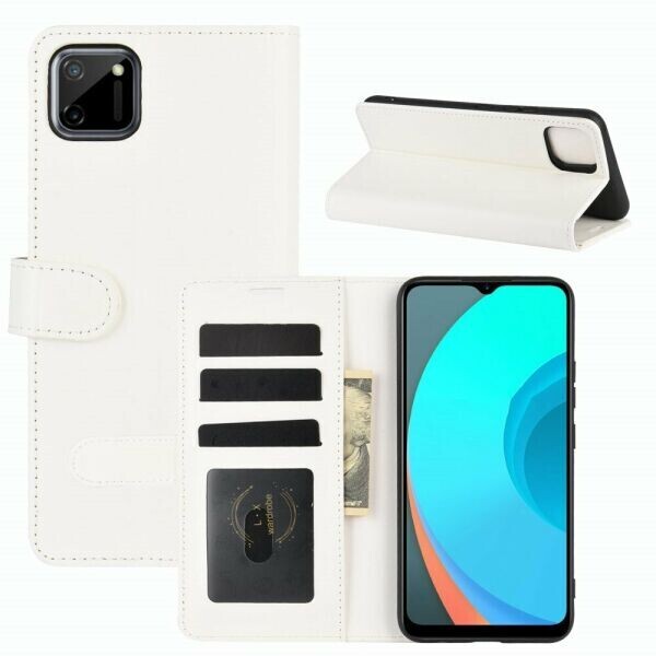 

Чехол-книжка Deexe Wallet Style для Realme C11 - White