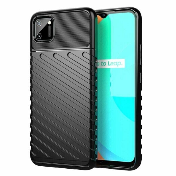 

Защитный чехол Deexe Thunder Series для Realme C11 - Black