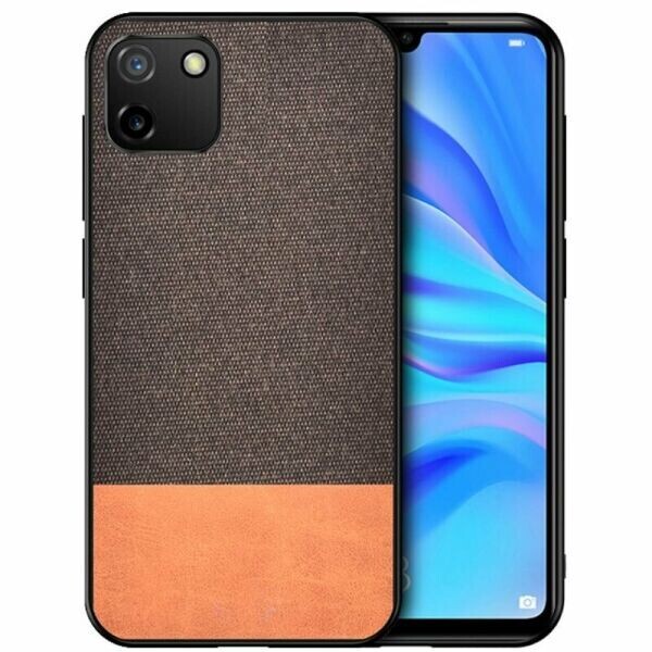 

Защитный чехол UniCase Texture Style для Realme C11 - Brown