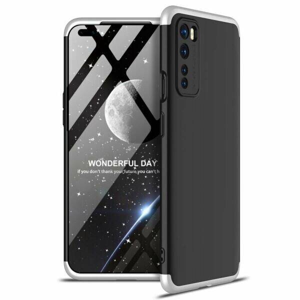 

Защитный чехол GKK Double Dip Case для OnePlus Nord - Black / Silver