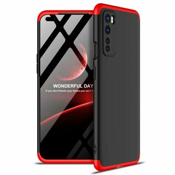 

Защитный чехол GKK Double Dip Case для OnePlus Nord - Red / Black