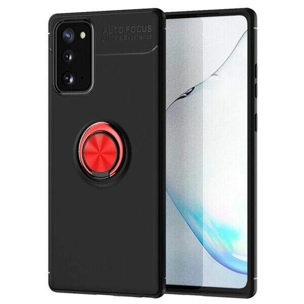 

Защитный чехол UniCase Magnetic Ring для Samsung Galaxy Note 20 (N980) - Black / Red