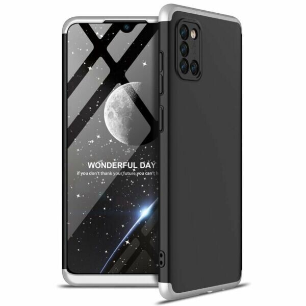 

Защитный чехол GKK Double Dip Case для Samsung Galaxy A31 (A315) - Black / Silver