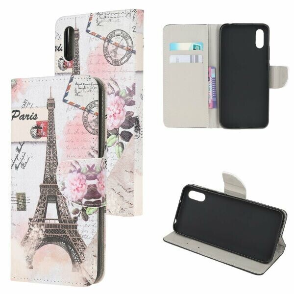 

Чехол-книжка Deexe Color Wallet для Xiaomi Redmi 9A - Eiffel Tower