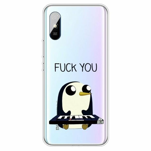 

Силиконовый (TPU) чехол Deexe Pretty Glossy для Xiaomi Redmi 9A - Penguin