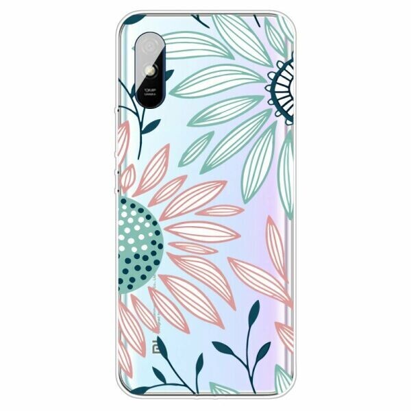 

Силиконовый (TPU) чехол Deexe Pretty Glossy для Xiaomi Redmi 9A - Chrysanthemum