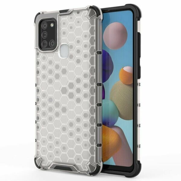 

Защитный чехол Deexe Honeycomb Series для Samsung Galaxy A21s (A217) - White