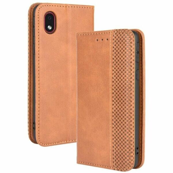

Чехол Deexe Retro Style для Samsung Galaxy A01 Core (A013) - Brown