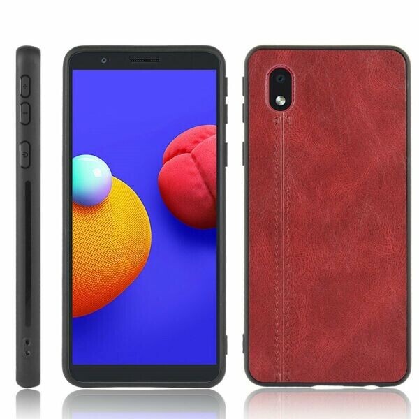 

Защитный чехол UniCase Leather Series для Samsung Galaxy A01 Core (A013) - Red