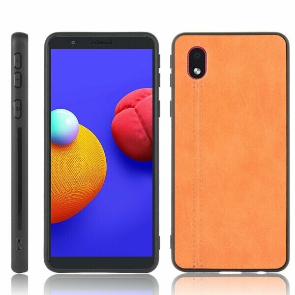 

Защитный чехол UniCase Leather Series для Samsung Galaxy A01 Core (A013) - Yellow
