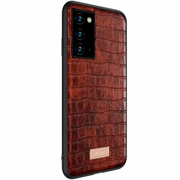 

Защитный чехол SULADA Crocodile Style для Samsung Galaxy Note 20 (N980) - Brown