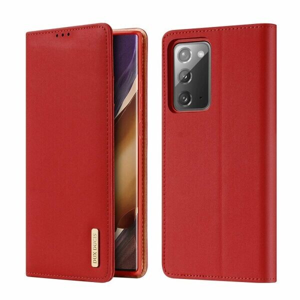 

Кожаный чехол DUX DUCIS Wish Series для Samsung Galaxy Note 20 (N980) - Red