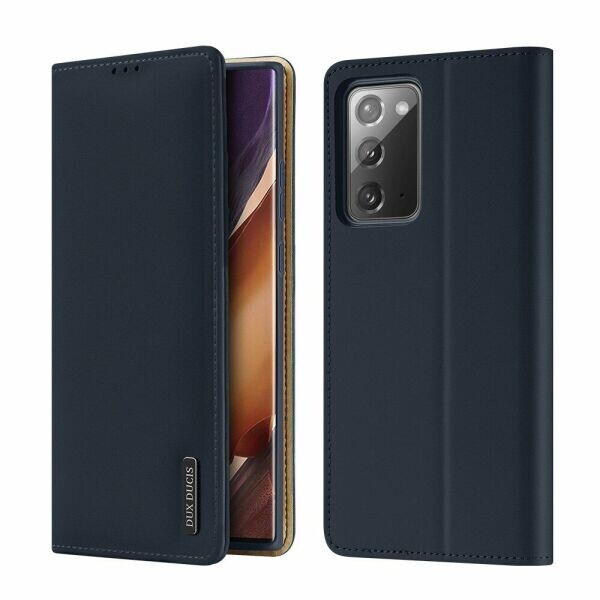 

Кожаный чехол DUX DUCIS Wish Series для Samsung Galaxy Note 20 (N980) - Blue