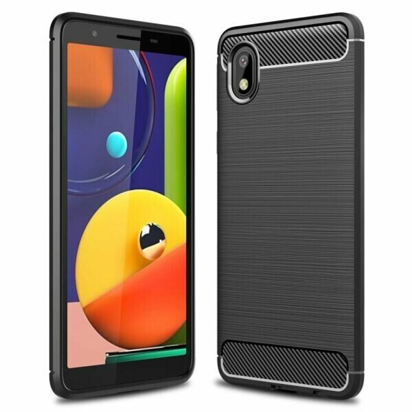 

Защитный чехол UniCase Carbon для Samsung Galaxy A01 Core (A013) - Black