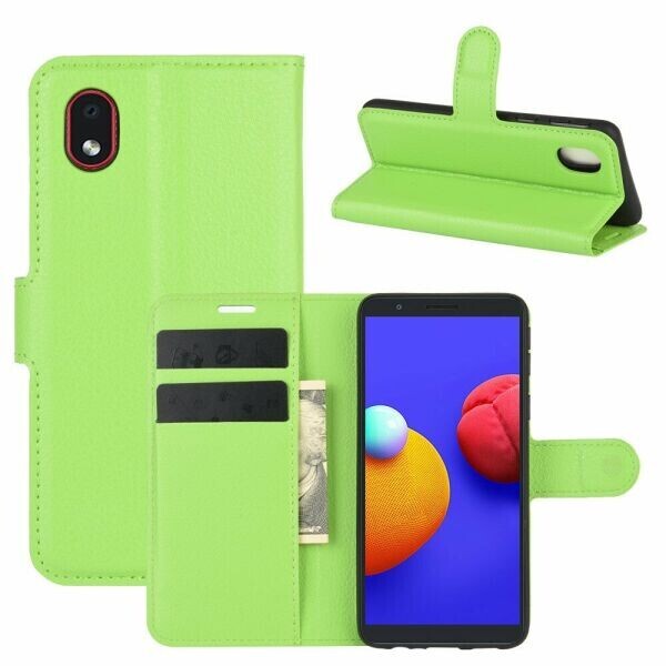 

Чехол-книжка Deexe Book Type для Samsung Galaxy A01 Core (A013) - Green