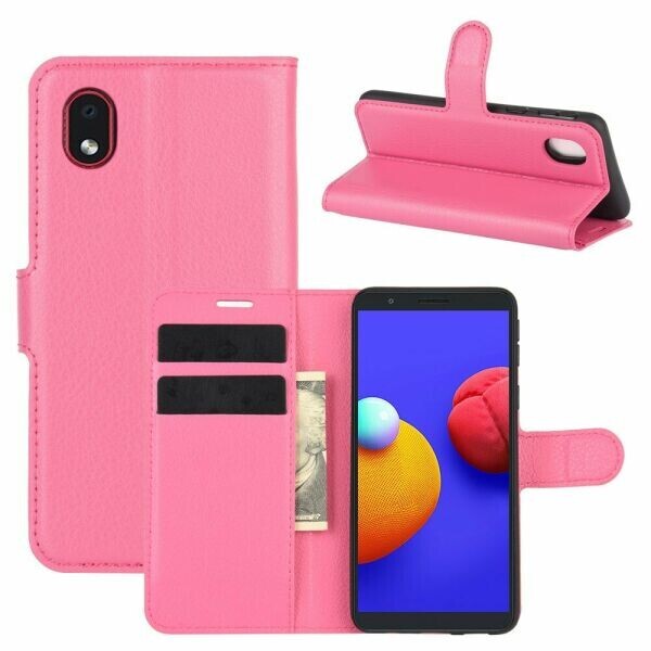 

Чехол-книжка Deexe Book Type для Samsung Galaxy A01 Core (A013) - Rose