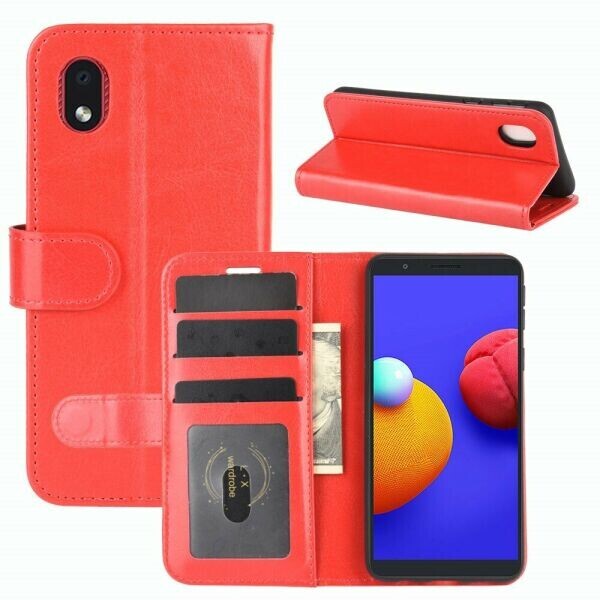 

Чехол-книжка Deexe Wallet Style для Samsung Galaxy A01 Core (A013) - Red