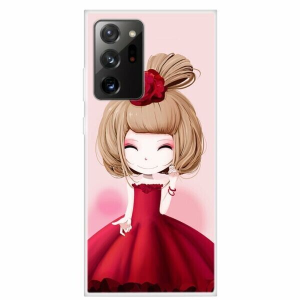 

Силиконовый (TPU) чехол Deexe Life Style для Samsung Galaxy Note 20 Ultra (N985) - Girl