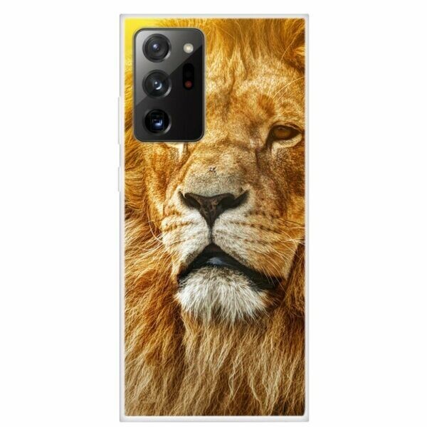 

Силиконовый (TPU) чехол Deexe Life Style для Samsung Galaxy Note 20 Ultra (N985) - Lion