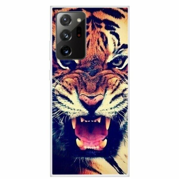 

Силиконовый (TPU) чехол Deexe Life Style для Samsung Galaxy Note 20 Ultra (N985) - Tiger