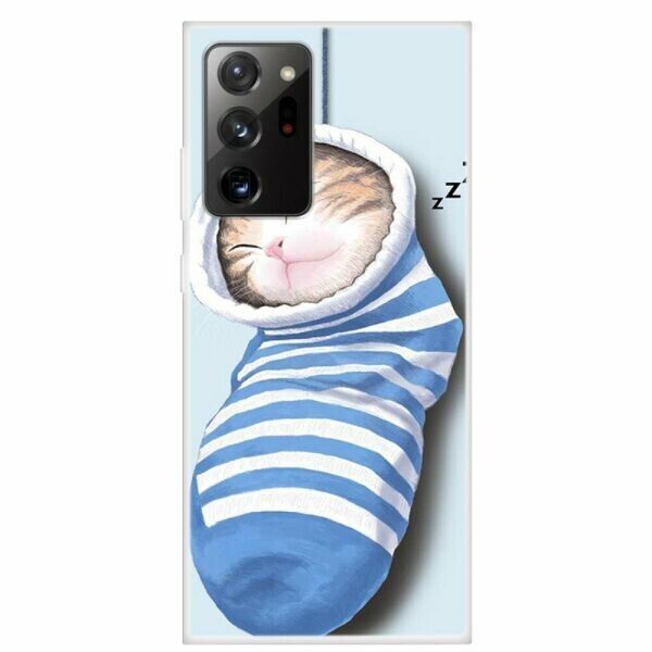 

Силиконовый (TPU) чехол Deexe Life Style для Samsung Galaxy Note 20 Ultra (N985) - Sock
