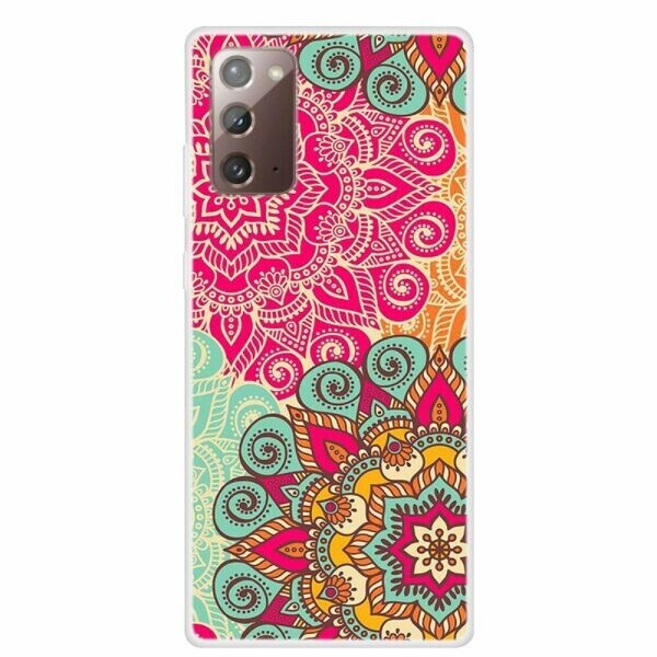 

Силиконовый (TPU) чехол Deexe Life Style для Samsung Galaxy Note 20 (N980) - Malanda Flower